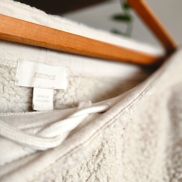 SKIMS Teddy Collection Sherpa Straight Leg Pants in Bone size Large EUC - Picture 2 of 4